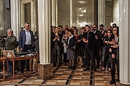 Opening of the exhibition 'Nicolas Grospierre 50/50', 20 Nov. 2015. Photo: Jarosław Mazurek