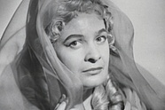 Maria Fołtyn (Madeleine de Coigny) w "Andre Chenier" Umberto Giordano, Opera Warszawska, prem. 18 kwietnia 1961, reż. Frank de Quell, fot. Edward Hartwig