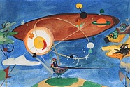 Otto Axer, projekt dekoracji do Pana Twardowskiego Ludomira Różyckiego, Opera Warszawska, 1957