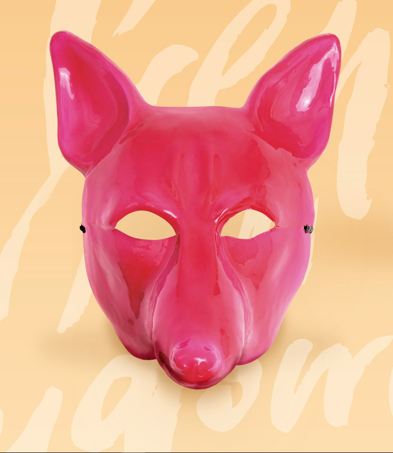 Pink animal mask
