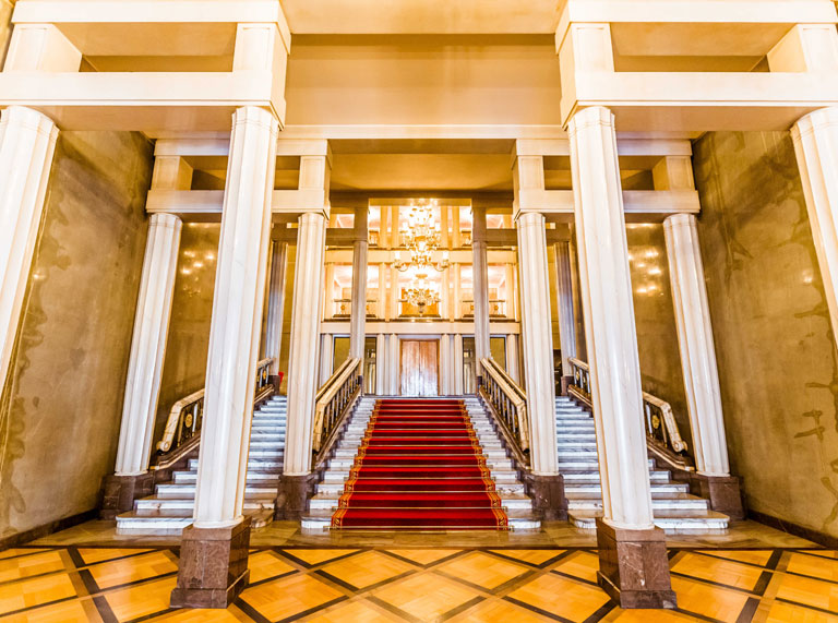 Main stairway of the Polish National Opera