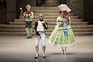 Paweł Koncewoj, Bartosz Anczykowski and Carlos Martín Pérez in Frederick Ashton's ‘Cinderella’, photo: Ewa Krasucka