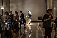 Wernisaż wystawy „Nicolas Grospierre 50/50”, 20.11.2015, fot. Jarosław Mazurek