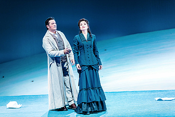 „Werther”: Piotr Beczała jako Werther i Irina Zhytynska jako Charlotte, fot. Krzysztof Bieliński