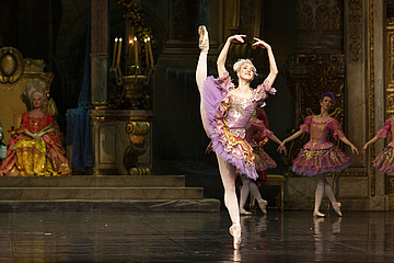 „The Sleeping Beauty”: Palina Rusetskaya as Lilac Fairy, photo: Ewa Krasucka