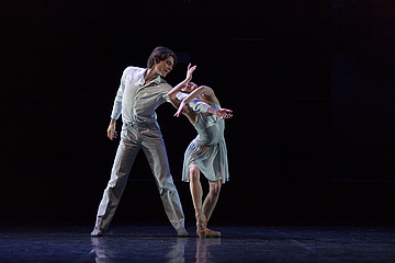 „Romeo i Julia”: Vladimir Yaroshenko jako Romeo i Yuka Ebihara jako Julia, fot. Ewa Krasucka
