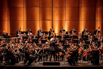 London Symphony Orchestra podczas koncertu w Teatrze Wielkim - Operze Narodowej, fot. Krzysztof Bieliński