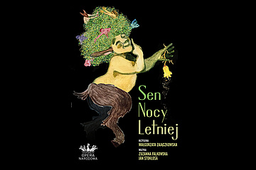 Plakat Sen nocy letniej ilustracje Agata Hop