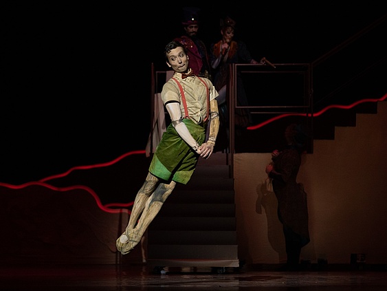 'Pinocchio', Diogo de Oliveira as Pinocchio, photo: Ewa Krasucka 'Pinocchio', Diogo de Oliveira as Pinocchio, photo: Ewa Krasucka