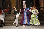 Sergey Basalaev, Arkadiusz Gołygowski, Sergey Popov and Jacek Tyski in Frederick Ashton's ‘Cinderella’, photo: Ewa Krasucka
