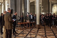 Opening of the exhibition 'Nicolas Grospierre 50/50', 20 Nov. 2015. Photo: Jarosław Mazurek