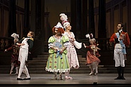 Arkadiusz Gołygowski, Jacek Tyski, Sergey Popov and Sergey Basalaev in Frederick Ashton's ‘Cinderella’, photo: Ewa Krasucka