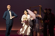 Carlos Martín Pérez with Yurika Kitano and Marta Fiedler in Anna Hop’s ‘Husband and Wife’, photo: Ewa Krasucka
