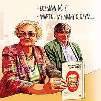 Ewa Łętowska and Krzysztof Pawłowski: 'Fancy a chat?' / 'Sure, we actually have something to say.'