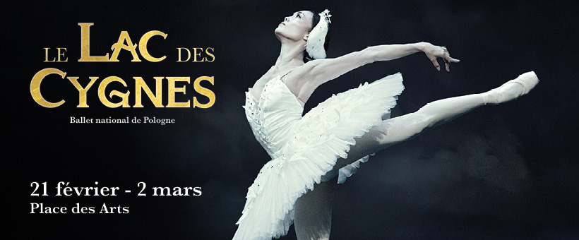 Canadian banner for the PNB's performances in Montreal based on a photo of Yuka Ebihara by Ewa Krasucka