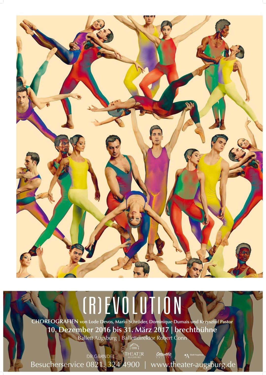 Poster for (R)evolution, Theatre Augsburg