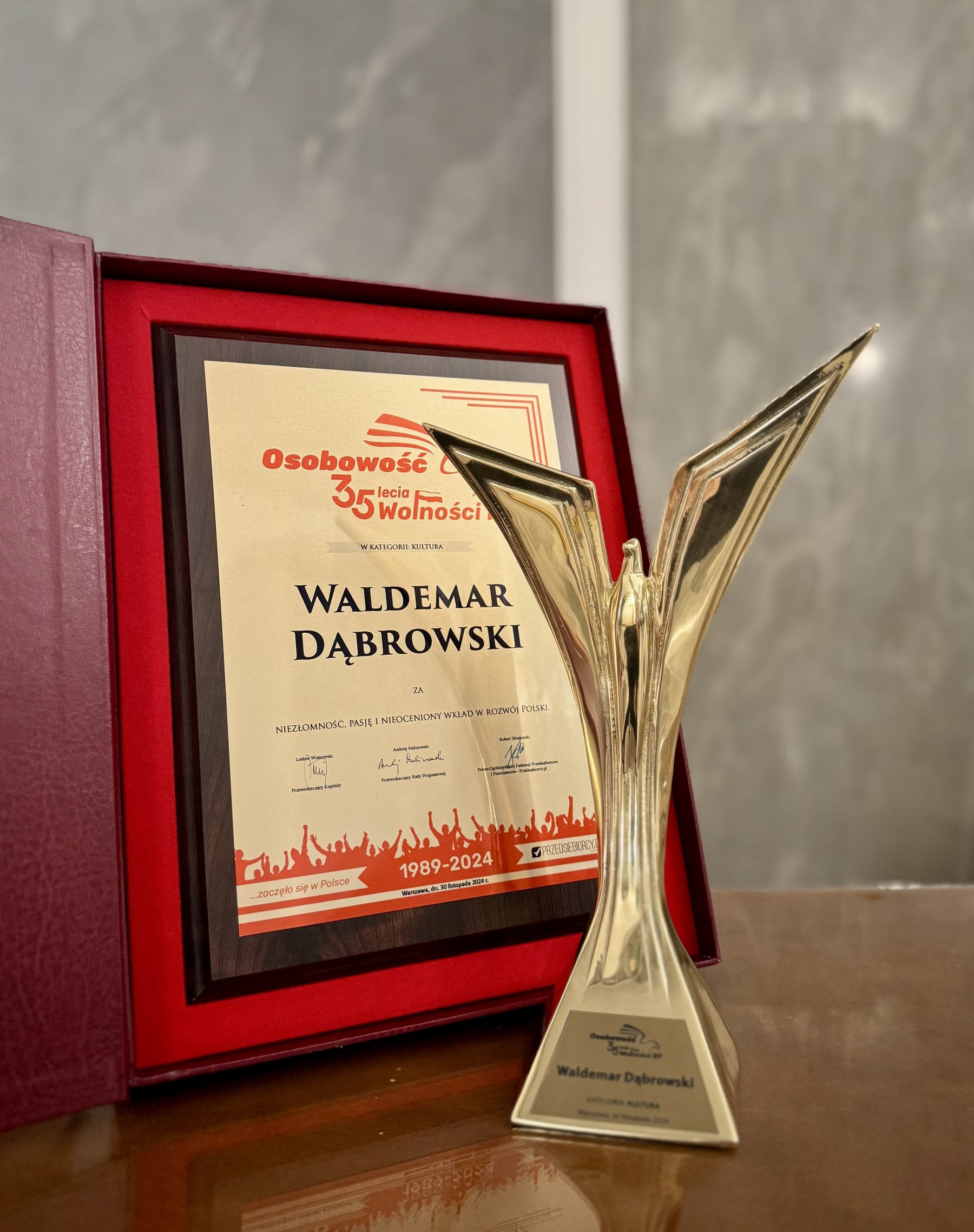 Photo of an eagle-shaped statuette