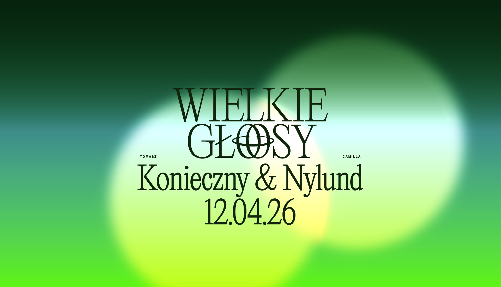 zaproszenie na koncert 12 kwietnia na koncert Konieczny i Nyllund