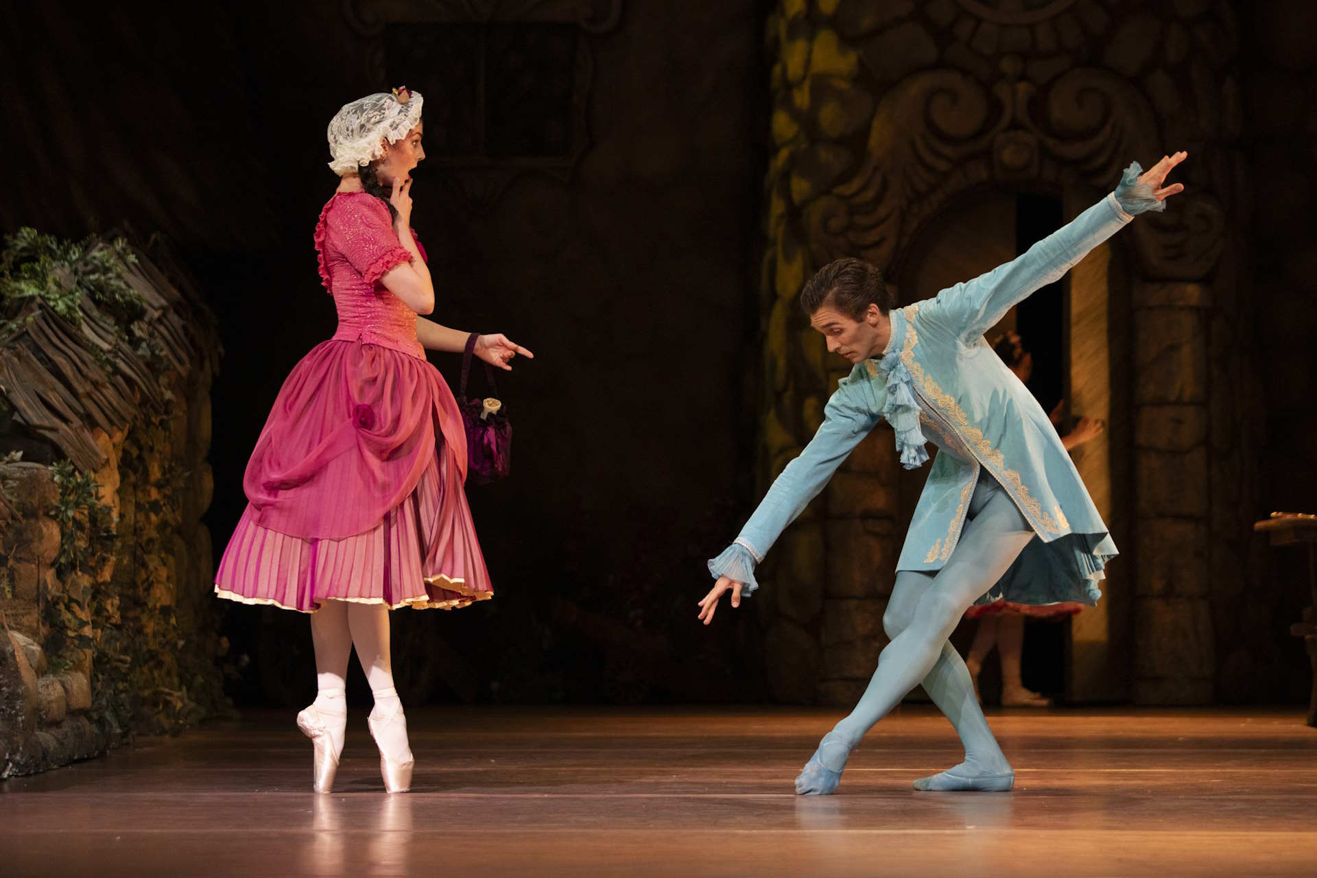 Yana Shtanhei jako Podstolina i Marco Esposito jako Wacław w „Przypowieści sarmackiej”, fot. Ewa Krasucka