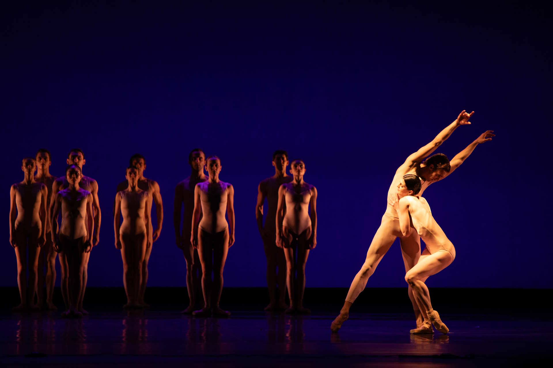 Yana Shtanhei i Marco Esposito w balecie „Kilar Concerto”, fot. Ewa Krasucka