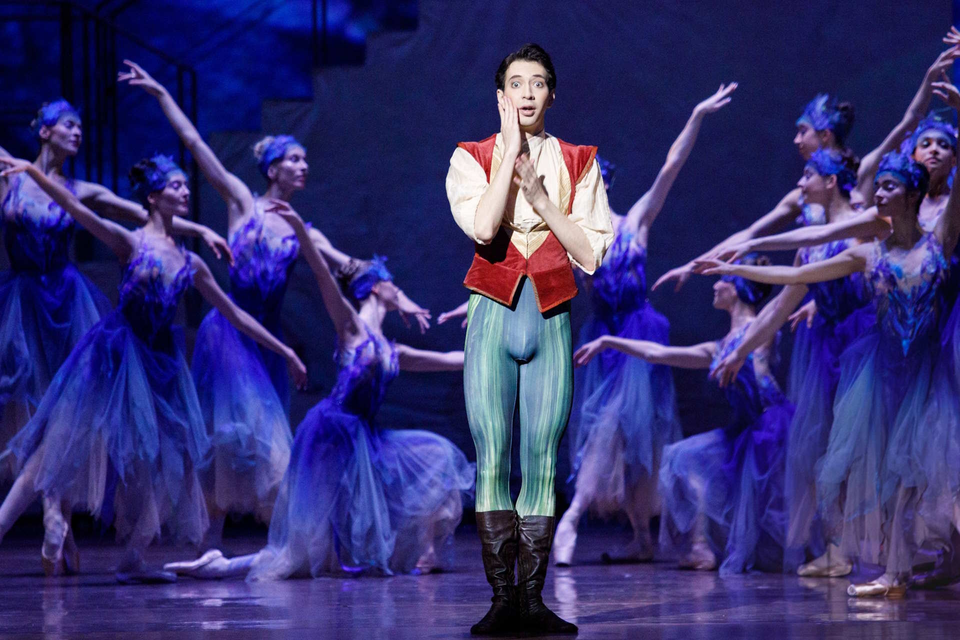 Bogdan Verbovoy jako Pinokio w „Pinokiu”, fot. Ewa Krasucka