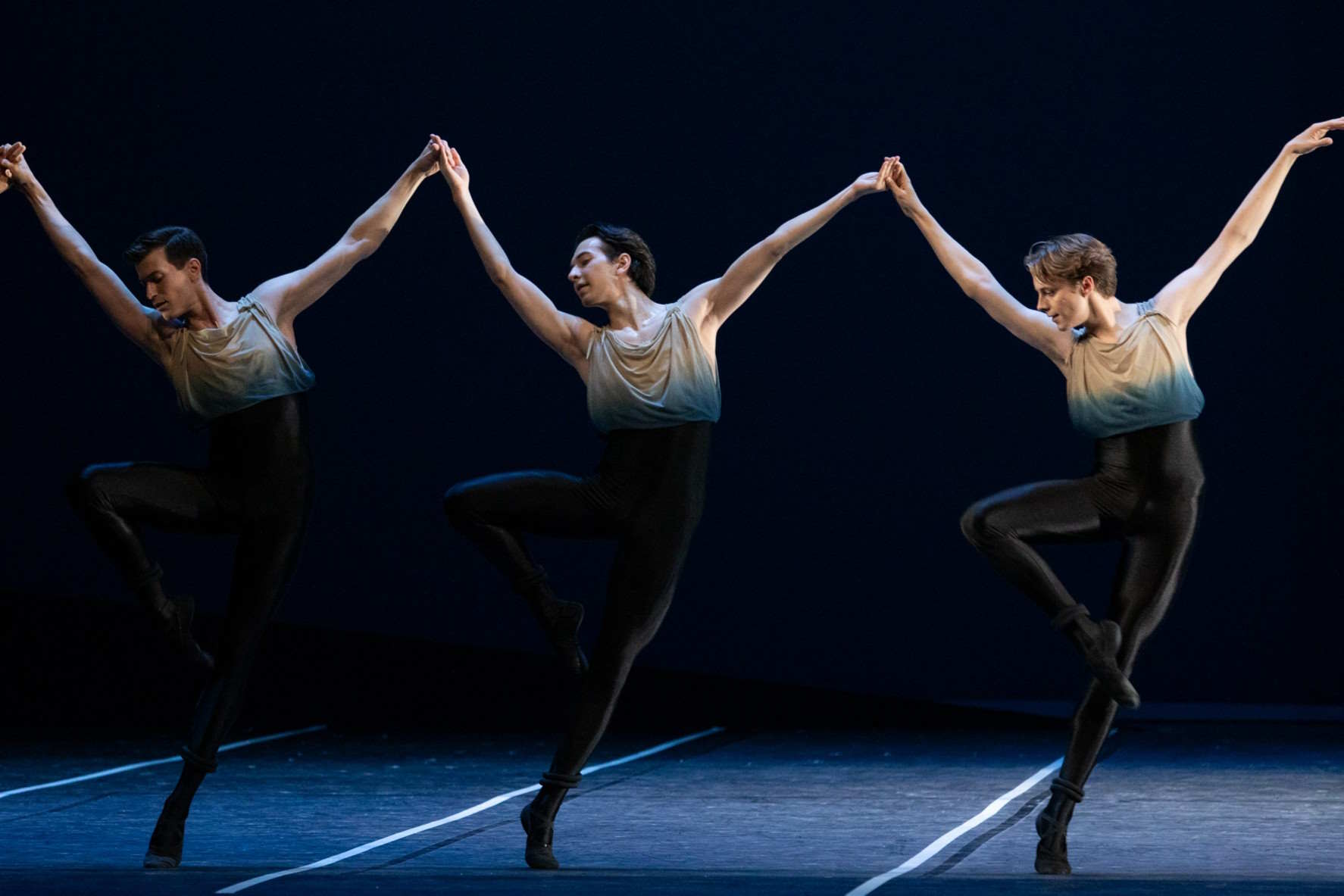 Bogdan Verbovoy oraz Kristóf Szabó i George Edwards w „Siódmej symfonii”, fot. Ewa Krasucka